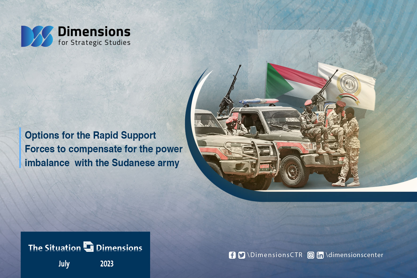 Options for the Rapid Support Forces to compensate for the power imbalance  with the Sudanese army